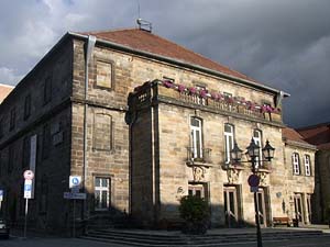 Die Stadthalle in Bayreuth