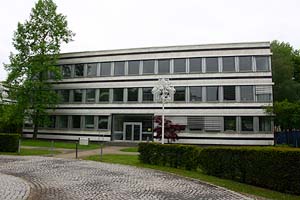 Deutschland, Bonn, Tulpenfeld, Gebäude der früheren Bundespressekonferenz