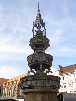 Braunschweig, Altstadtmarktbrunnen (auch als Marienbrunnen bekannt) 