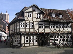 Braunschweig, Stiftsherrenhaus in der Straße "Kleine Burg"