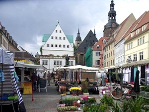 Der Marktplatz von Eisleben