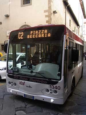 Italien, Florenz, Elektrobus