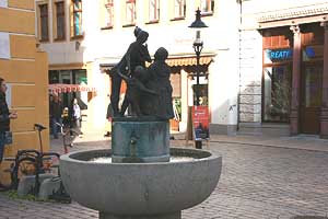 Freiberg, Klatschweiberbrunnen 