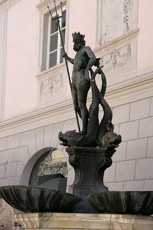 Italien, Bozen, Neptunbrunnen