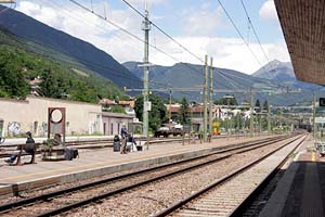 Italien, Südtirol, Brixen, Bahnhof