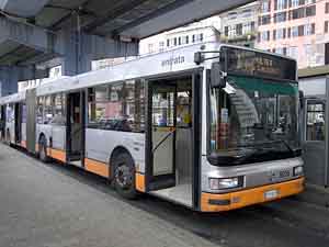 Italien, Genua, Bus in Genua