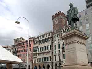 Italien, Genua, Raffaele Rubattino-Denkmal