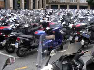 Italien, Genua, Vespa