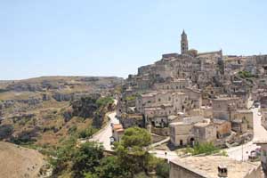 Italien, Matera, Stadtansicht