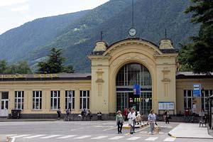 Italien, Meran, Bahnhof