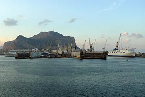 Hafen Palermo