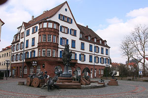 Deutschland, Kaiserslautern, Kaiserbrunnen