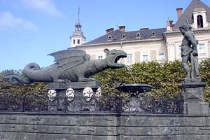 Lindwurmbrunnen Klagenfurt