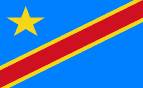 Landesflagge der DR Kongo