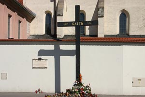 Krakau, Denkmal zum Gedenken an Katyń