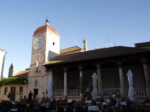 Kroatien, Unesco, Historische Stadt Trogir, Glockenturm und Loggia