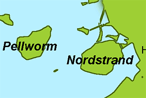 Nordsee, Inseln Nordstrand und Pellworm