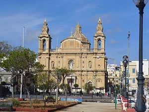 Malta, Maria-Himmelfahrts-Kirche in Mosta