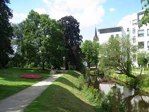 Deutschland, Oldenburg, Wallanlagen, Heiligengeistwall