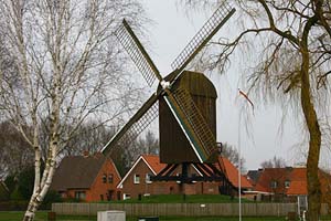 Ostfriesland, Papenburg, Bockwindmühle