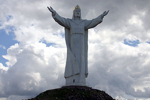 Polen, Świebodzin (Schwiebus), Christus-König-Statue