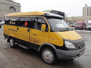 Stalingrad, Wolgograd, Minibus