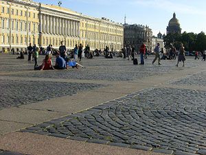 Russland, Sank Petersburg, Schlossplatz