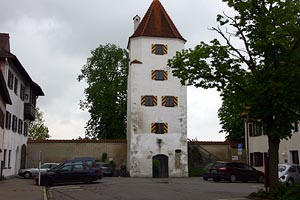 Schongau, Marienplatz, Polizeidienerturm