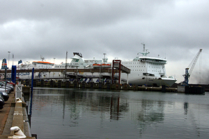 Schweden, Ystad, Fährhafen