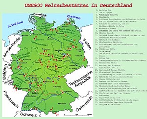 UNESCO Welterbestätten in Deutschland