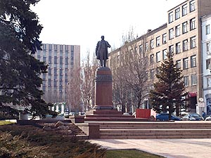 Taras Shewschenko-Monument, Puschkin-Boulevard, Donezk