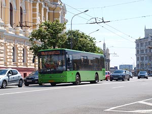 Ukraine, Charkiw, Bus