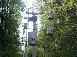 Ukraine, Charkiw, Charkiwer Schwebeseilbahn