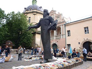 Fjodorow-Denkmal in Lemberg