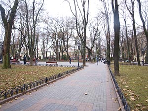 Ukraine, Odessa, Deribasovskaya Park