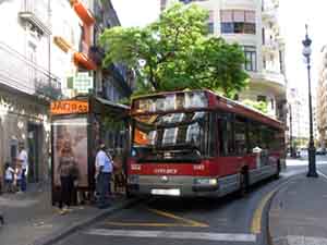 Spanien, Valencia, Bus in Valencia