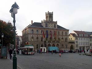 Weimar, Rathaus am Marktplatz