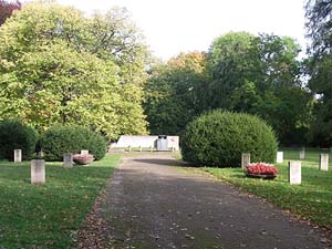 Weimar, Sowjetischer Ehrenfriedhof im Ilmpark