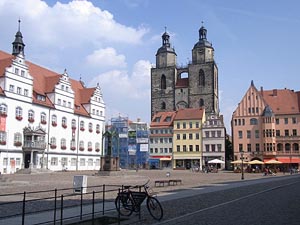 Wittenberg: Marktplatz von Wittenberg